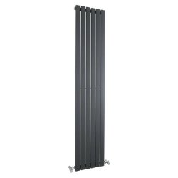 Nuie Sloane Anthracite 1800 x 354mm Vertical Single Panel Radiator