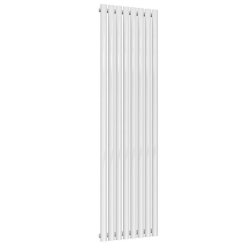 Reina Neva Vertical White Mild Steel Designer Single Radiator 1800 x 472mm