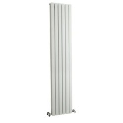 Nuie Sloane White 1800 x 354mm Vertical Double Panel Radiator