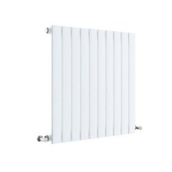 Nuie Sloane White 600 x 586mm Horizontal Single Panel Radiator