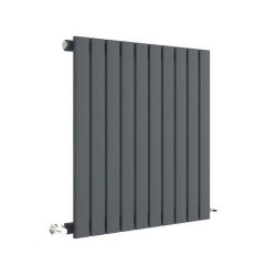 Nuie Sloane Anthracite 600 x 586mm Horizontal Single Panel Radiator