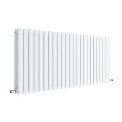 Nuie Sloane White 600 x 1398mm Horizontal Double Panel Radiator