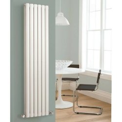 Nuie Revive White 1500 x 354mm Vertical Double Panel Radiator