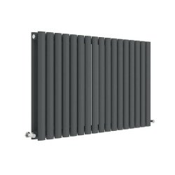 Nuie Revive Anthracite 600 x 992mm Horizontal Double Panel Radiator