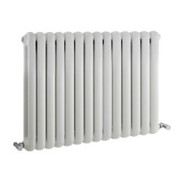 Nuie Salvia White 635 x 863mm Horizontal Double Panel Radiator