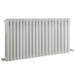 Nuie Salvia White 635 x 1223mm Horizontal Double Panel Radiator