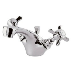 Nuie Beaumont Chrome Mono Basin Mixer with Pop Up Waste