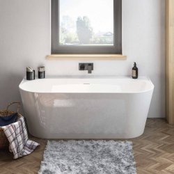 Beaufort Brockland White 1600 x 750mm Freestanding Bath