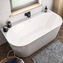 Beaufort Brockland White 1600 x 750mm Freestanding Bath