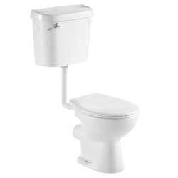 Kartell Proton Low Level Pan and Bottom Feed Cistern with Seat