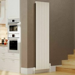 Kartell Allegro 1775 x 280mm White Single Panel Vertical Radiator