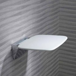 Tavistock Chrome Compact Foldable Shower Seat