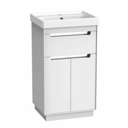 Tavistock Acumen 500mm Gloss White Freestanding Vanity Unit and Basin