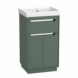 Tavistock Acumen 500mm Viridian Green Freestanding Vanity Unit and Basin