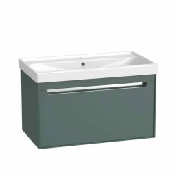 Tavistock Acumen 800mm Viridian Green Wall Mounted Vanity Unit and Basin