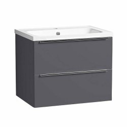 Tavistock Cadence 600mm Storm Grey Wall Mounted Unit