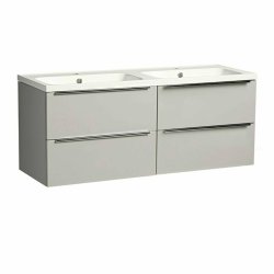 Tavistock Cadence 1200mm Gloss Light Grey Wall Mounted Unit