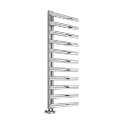 Reina Cavo Brushed Stainless Steel Designer Towel Rail 880 x 500mm