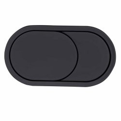 Tavistock Oval Black Flush Button