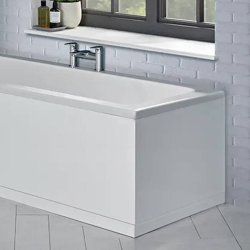 Tavistock Levant 700mm White End Bath Panel