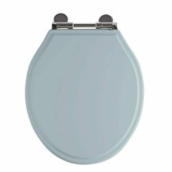 Tavistock Vitoria Soft Close Mineral Blue Wooden Toilet Seat