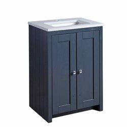 Tavistock Lansdown 600mm Matt Dark Grey Underslung Vanity Unit