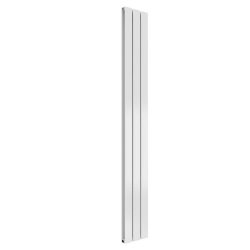 Reina Flat Vertical White Mild Steel Designer Double Radiator 1600 x 218mm