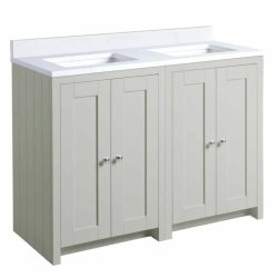 Tavistock Lansdown 1200mm Pebble Grey Underslung Vanity Unit