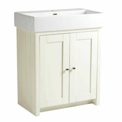 Tavistock Lansdown 700mm Linen White Cloakroom Vanity Unit