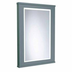 Tavistock Lansdown Mineral Blue Framed Illuminated Mirror