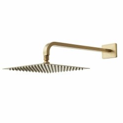 Tavistock Brushed Brass Square Adjustable Shower Arm