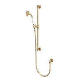 Tavistock Brushed Brass Traditional Shower Riser Rail Kit