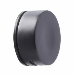 Tavistock Black Round Overflow Bath Filler