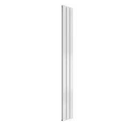 Reina Flat Vertical White Mild Steel Designer Double Radiator 1800 x 218mm