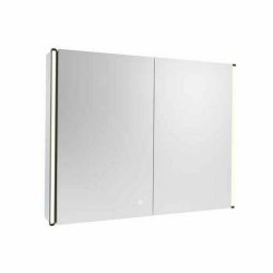 Tavistock Fa?ade 800mm Double Door Illuminated Bathroom Cabinet