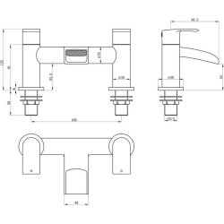 Ajax Rase Chrome Bath Filler