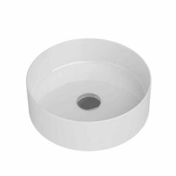 Tavistock Fen White Round Countertop Basin