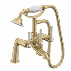 Tavistock Lansdown Brushed Brass Bath Shower Mixer