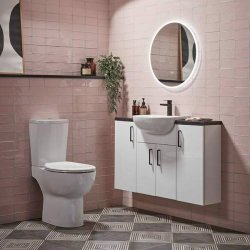 Tavistock Micra Evo Comfort Height Open Back Close Coupled WC Pan and Cistern