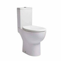 Tavistock Loft Comfort Height Open Back Close Coupled WC Pan and Cistern