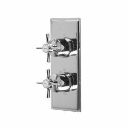 Tavistock Cheltenham Chrome Dual Outlet Concealed Shower Valve