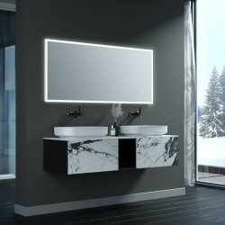 Ajax Crossland 600 x 1200mm Rectangular Edge Lit LED Mirror