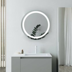 Ajax Gloria 600mm Round Front Lit LED Mirror