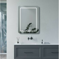 Ajax Calver 700 x 500mm Rectangular Front Lit LED Mirror