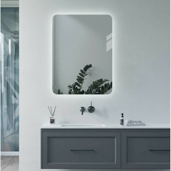 Ajax Sanctuary 700 x 500mm Rectangular Back Lit LED Mirror