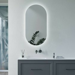 Ajax Wingate 800 x 400mm Oblong Back Lit LED Mirror