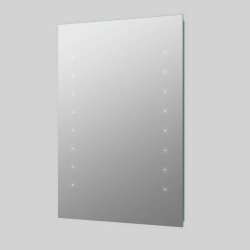 Ajax Timberley 600 x 400mm Rectangular Front Lit Battery Powered LED Mirror