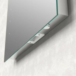 Ajax Timberley 600 x 400mm Rectangular Front Lit Battery Powered LED Mirror