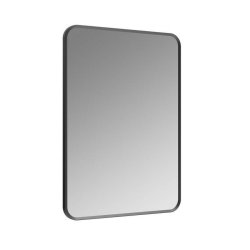 Ajax Gedney 800 x 600mm Matt Black Rectangular Mirror