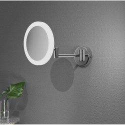 Ajax Glenfield Round LED Cosmetic Mirror